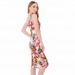 Flower Printed Midi Dress (Size M,L,XL,XXL)
